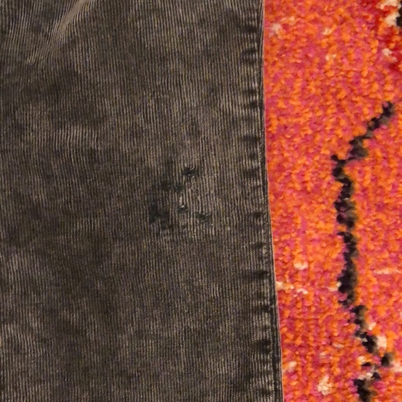 Free People Through the Woods Distressed Corduroy Overalls - Size 26 - Picture 11 of 13